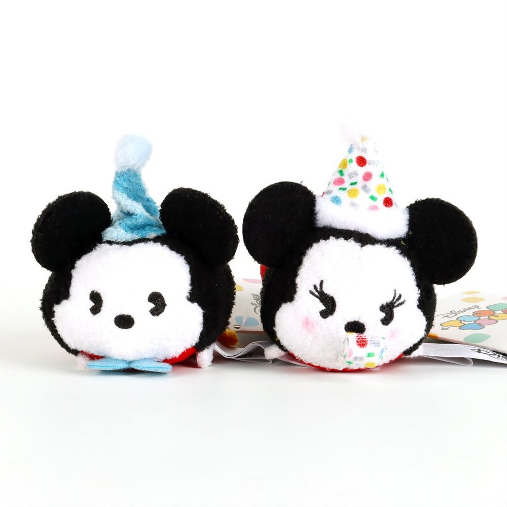 Disney Tsum Tsum Mickey Mouse & Minnie 90th Anniversary Birthday Edition Set